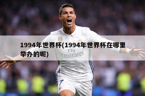 1994年世界杯(1994年世界杯在哪里举办的呢)